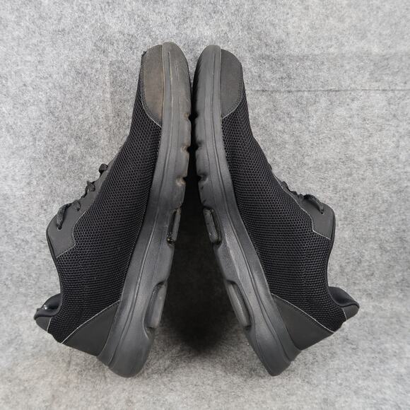 Skechers Shoes Mens 11.5 Athletic Trainer Go Walk Sneakers Casual Active Black - Picture 8 of 13